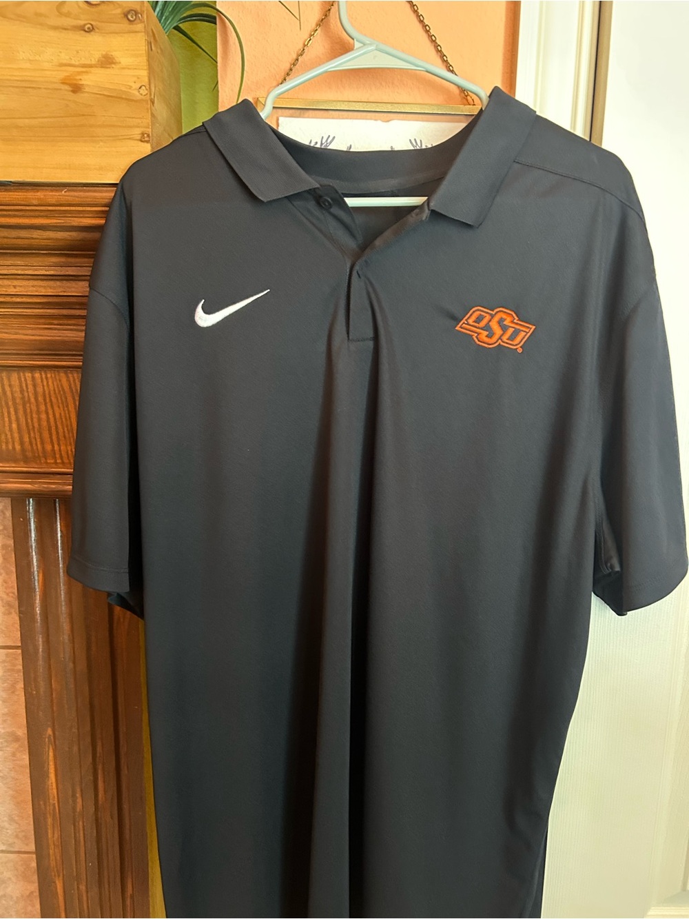 Nike Oklahoma State Black Polo Shirt XXL